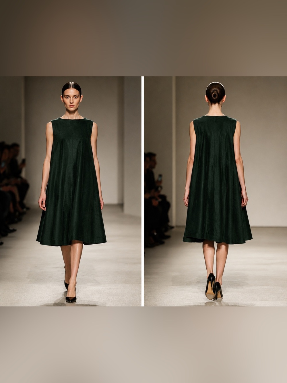 Alaïa Bateau Neckline Knee-Length Dress New $3,640 Size US 6